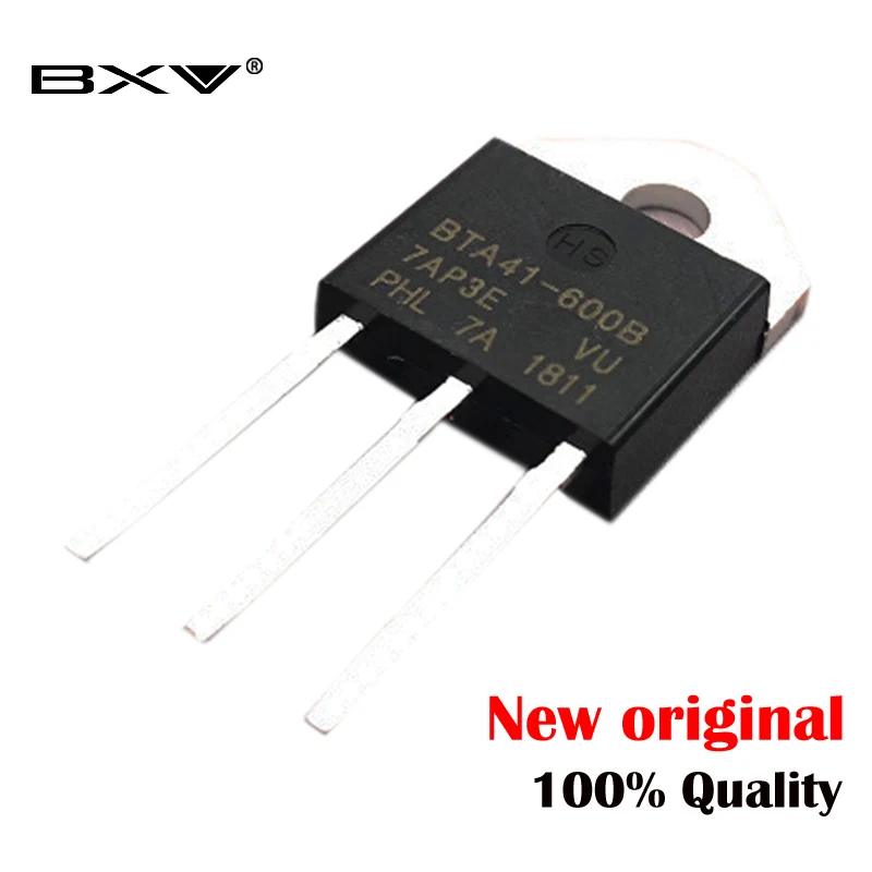 5PCS BTA41-600B BTA41-600 Triac 600V 40A Free shiping BTA41600B BTA41600 BTA41 TO-3P 40A IC