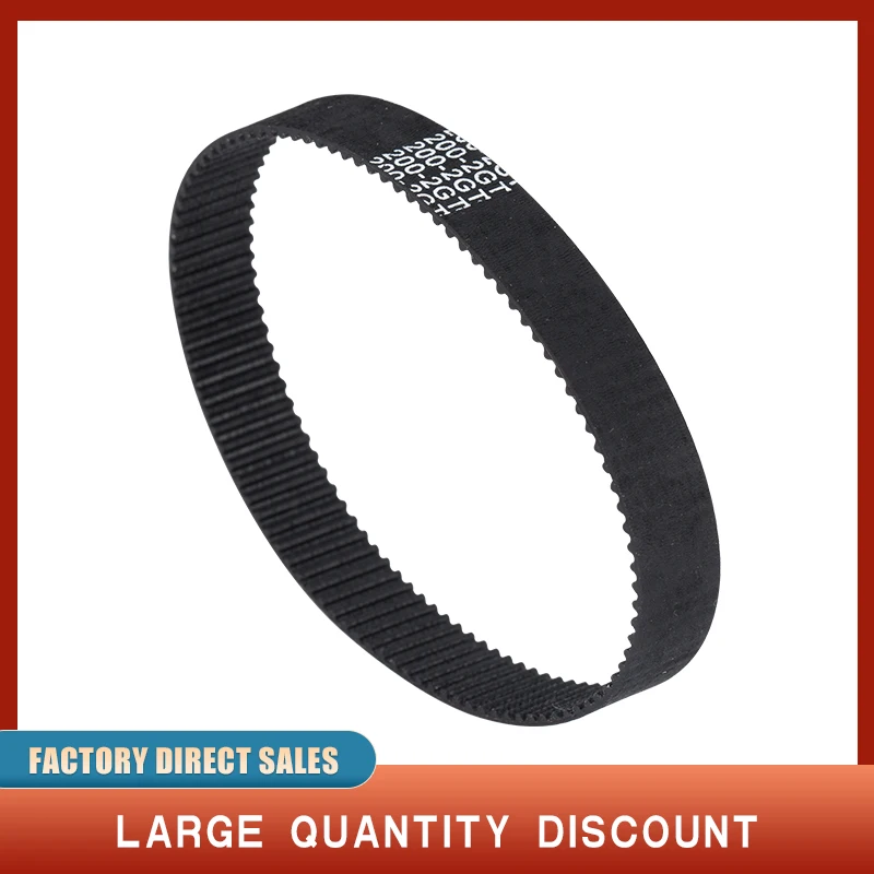 GT2 Closed Loop Timing Belt Rubber 208/210/212/214/216/218/220/222/224/226/228mm 2GT width 6/10/15mm GT2 pulley 3d printer parts