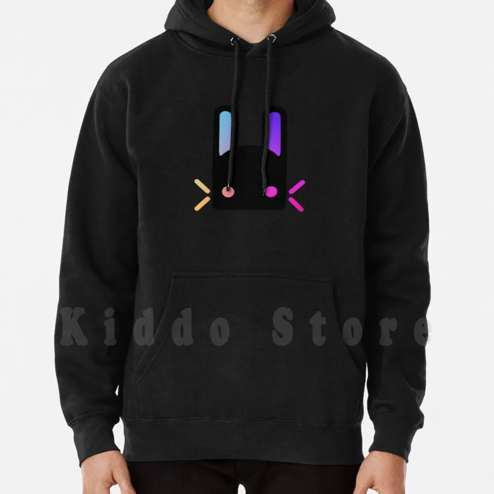 Rainbow Holographic Gradient Jade Rabbit Logo-Destiny Hoodie Long Sleeve Siva Wrath Machine Raid Destiny