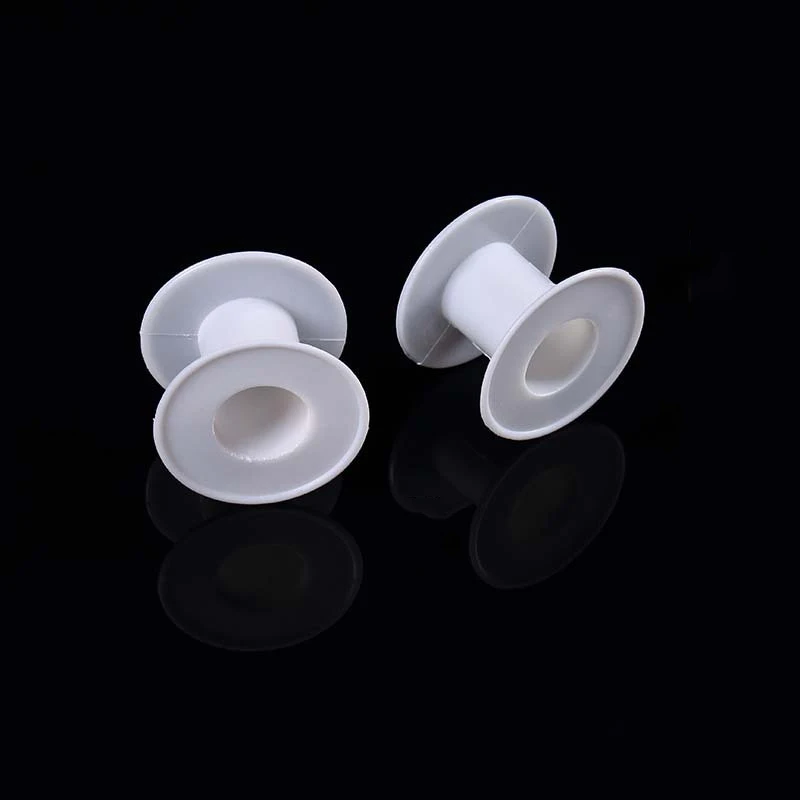 2pcs 63x42mm Plastic Reels wheel Bobbins Spools Empty Bobbin Wire Winding Roller For Home all kinds of lace rope ribbons