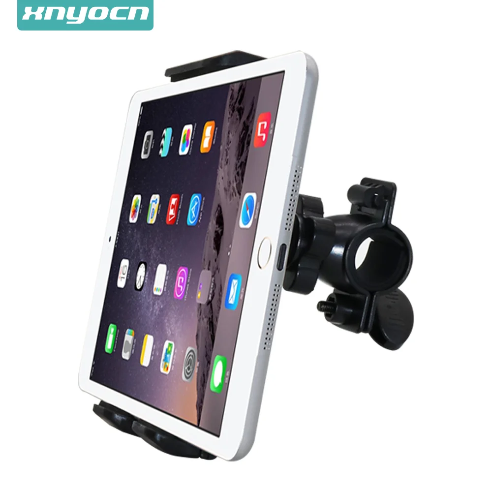 Xnyocn Adjustable 360 Degree Rotating Bicycle Motocycle Phone Mount Clip Holder Handlebar Bracket Stand for Mobile Phones Tablet