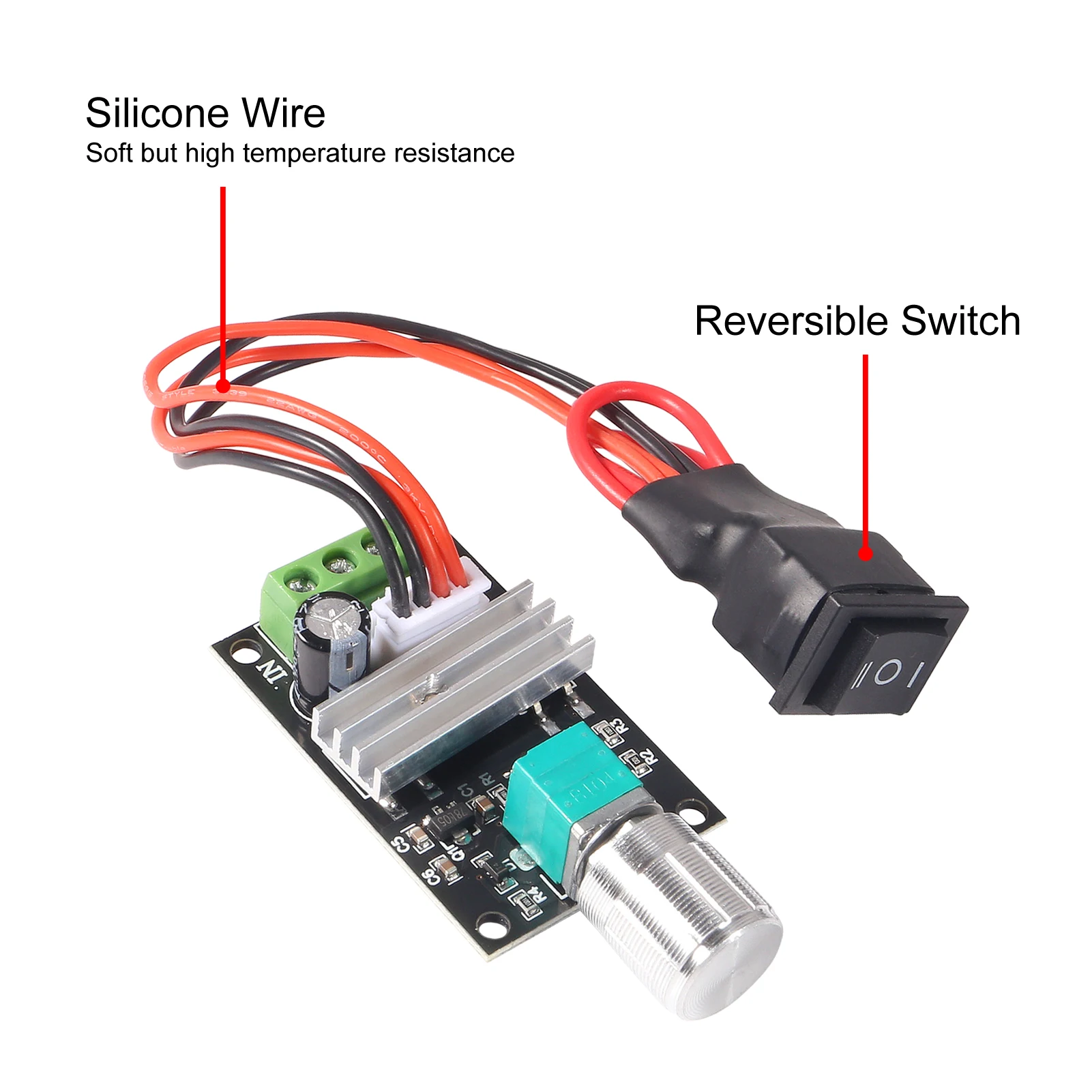 DC 6V 12V 24V 28VDC 3A 80W PWM Bộ Điều Khiển Tốc Độ Động Cơ Bộ Điều Chỉnh Tốc Độ Có Thể Điều Chỉnh Điều Khiển chiết Áp Công Tắc Bật Tắt