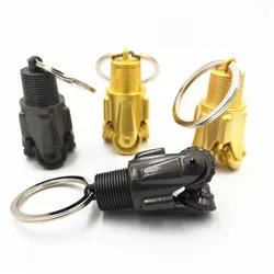 Key Chain Oilfield Tricone Three Cone Rotary Drill Bit Pendant Oil well Oilfield Jewelry Gifts Souvenirs Keychain Pendant