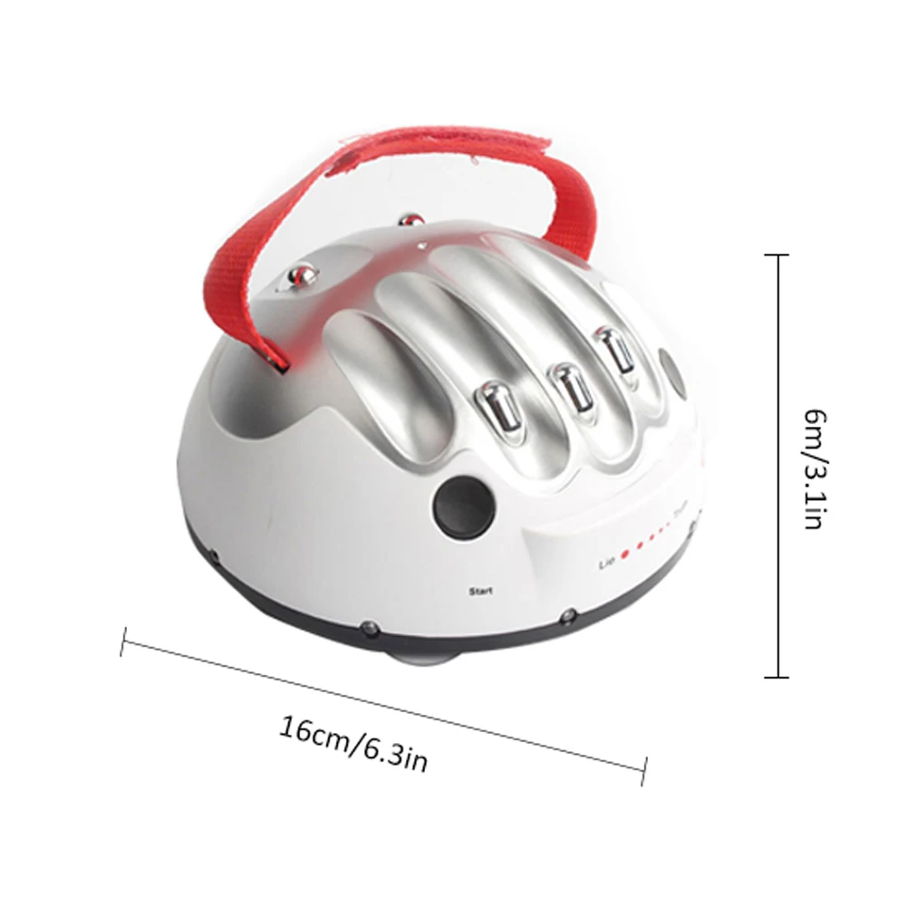 Electric Shock Lie Detector Tell The Truth Safe Current Lie Level LED Light Party Game Machine