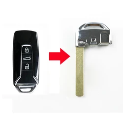 Smart Remote Key Blade Insert Car key Blank For VW Touareg Mechanical Emergency Insert key (2019 year)