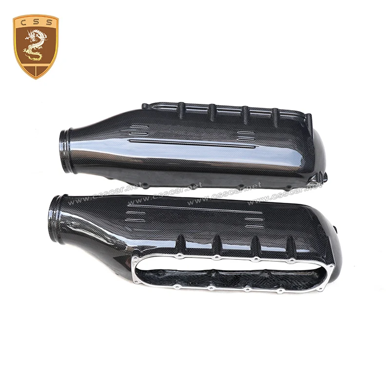 

Best Selling Dry Carbon Fiber Car Air Intake Pipe Covers For Ferrari 458 488