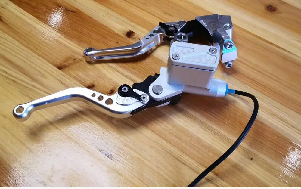 Adelin PX6 Polished Brake Clutch Pump Lever Hydraulic Master Cylinder Silever PX6