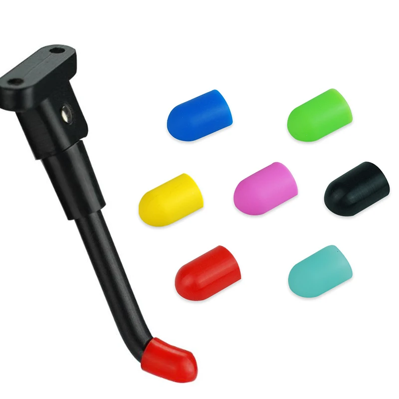 Scooter Silicone Kickstand Foot Support Protect Cover for XIAOMI M365 Pro Max G30 E25 E22 D28 C8 C15 Sccoter Rubber Parts