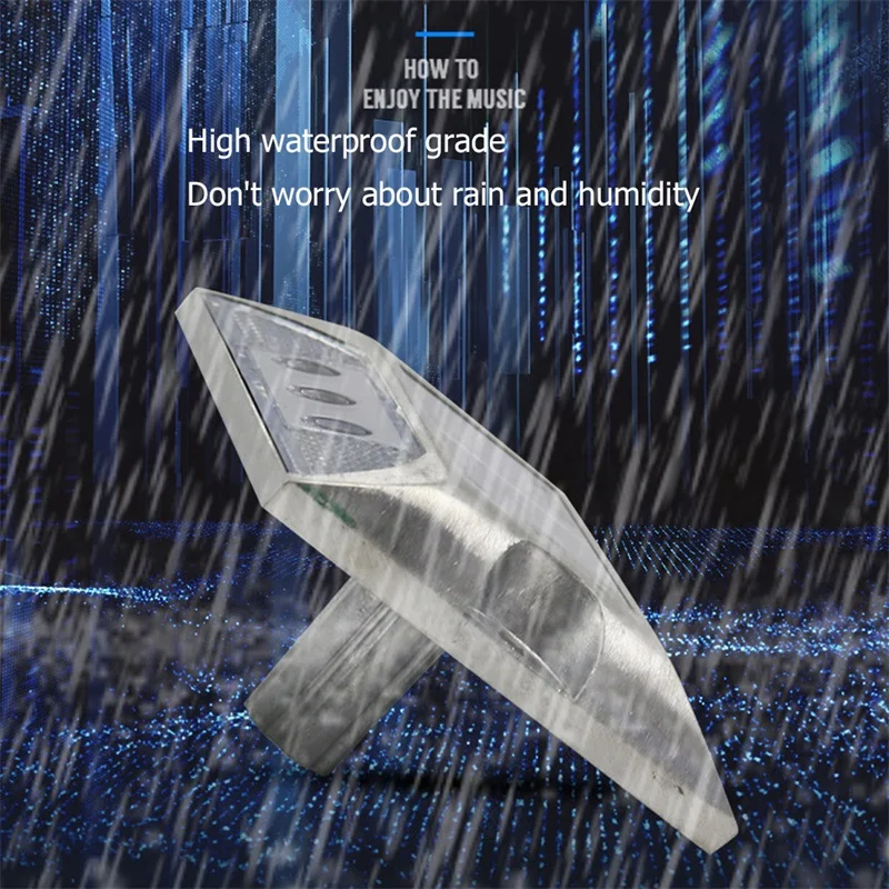 Ourfeng Solar Indicator Lichten Strobe Aluminium Led Waterdichte IP68 Druksterkte En Stofdicht Knipperend Stoplicht