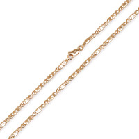 MxGxFam ( 45 cm x 3 mm ) Fashion Gold Plated 18 k Chian Necklace Slim Jewelry For Women Men Jewelry