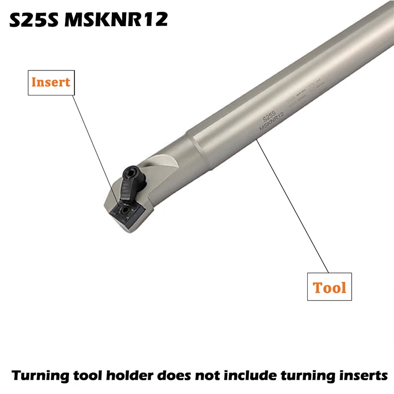 1PCS S20R S25S MSKNR12 S20R MSKNL12 Lathe Machine Internal Turning Tool Holder MSKNR Lathe Tool Holder S25S MSKNL12 Lathe Tools