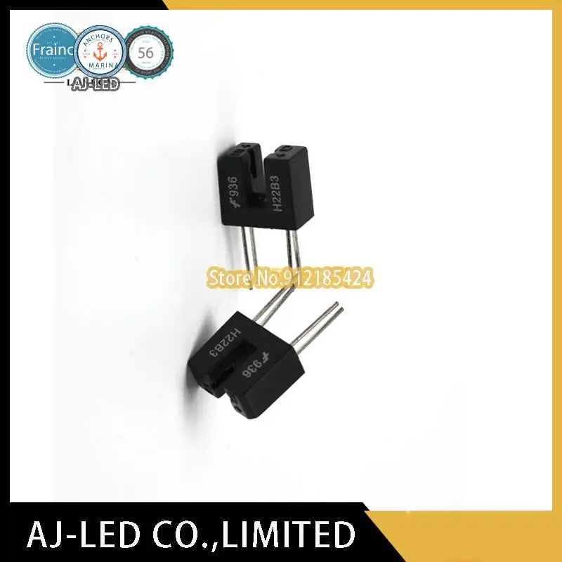 10pcs/lot H22B3 DIP DIP4 photoelectric sensor, through-beam transmissive groove type sensing distance 3mm photointerrupter