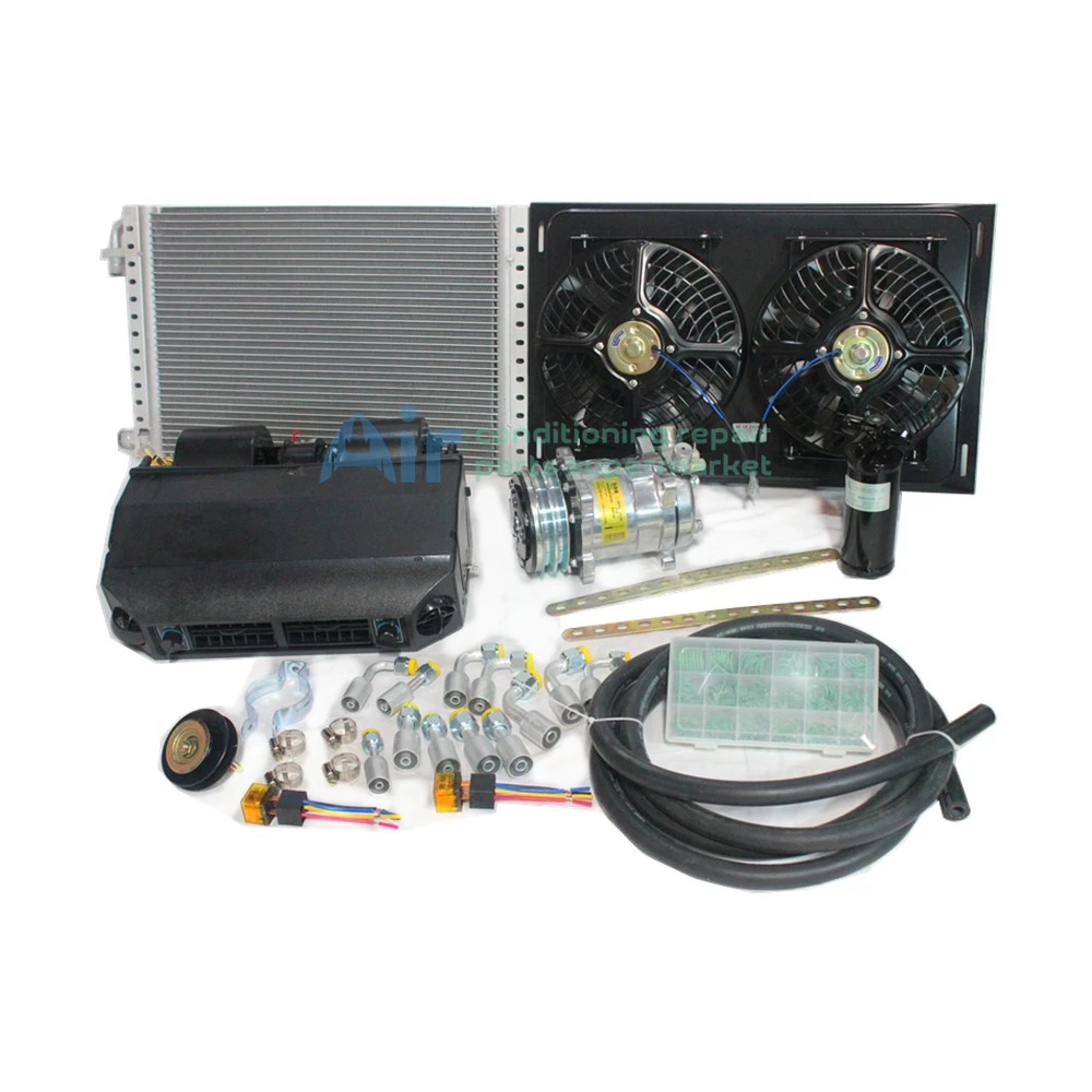 Automobile universal air conditioning kit,Complete car air conditioner kit,Agricultural machinery,  A/C kits for trucks and vans