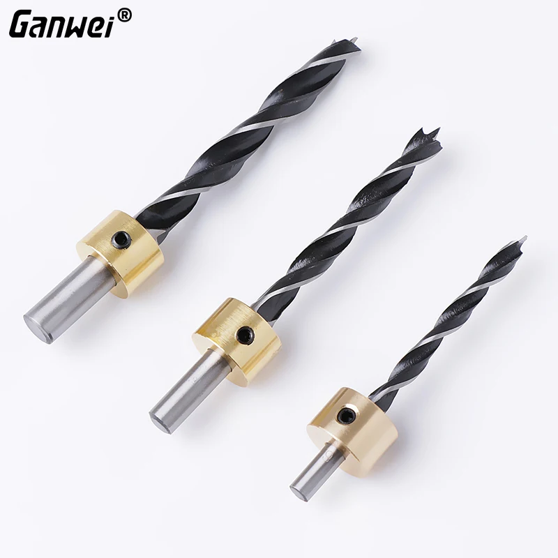 Ganwei 3 in 1 Small Hole Punch Woodworking Doweling Jig Kit With Positioning Clip Adjustable Drilling Guide New Tools