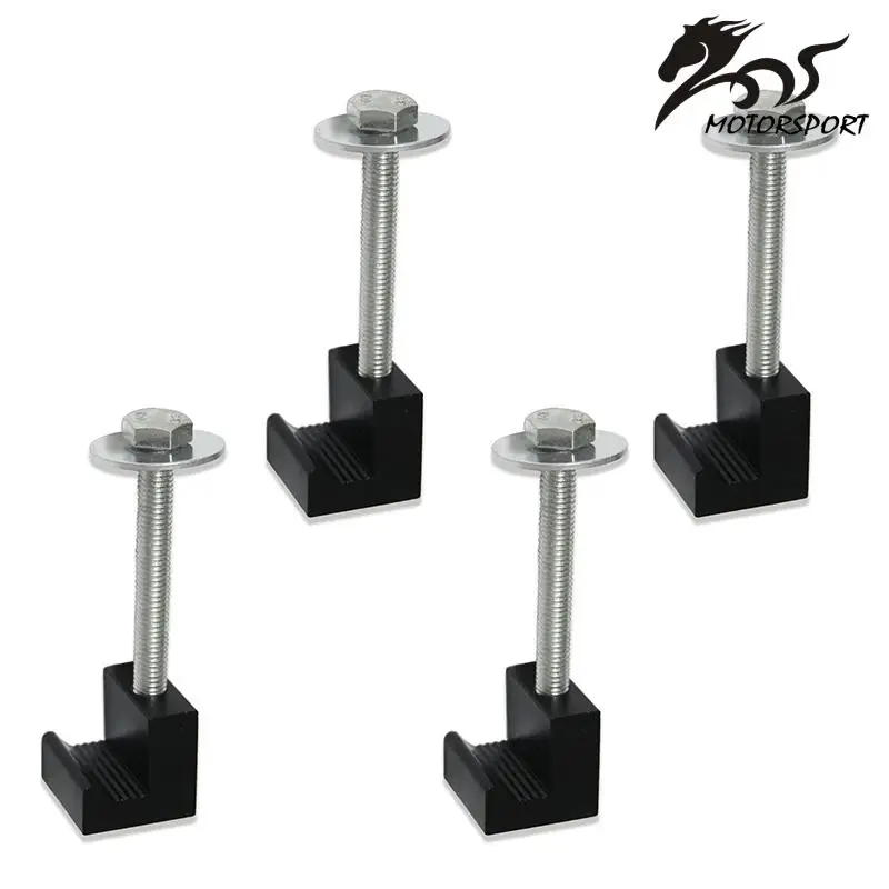 New Arrived Mounting Clamps for Pickup Truck Tool Box Tie Downs Aluminum J Hook Crossover