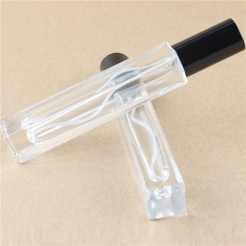 

200pcs/lot 10ml Empty Refillable Bottles Portable Perfume Bottle Traveler Glass Spray Atomizer Transparent Container Wholesale