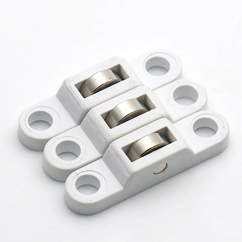 10Pcs/set Window Wheels Sliding Door Pulley Plastic Furniture Door Window Roller Wheel Wardrobe Sliding Door Wheel  Hardware