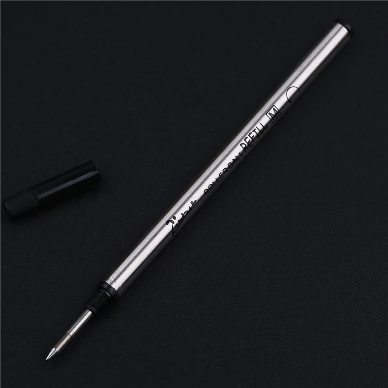 Picasso espio caneta recarga de rolo, caneta esferográfica com ponta em rolo 0.5mm 0.7mm, recarga de tinta preta azul com 1 peça