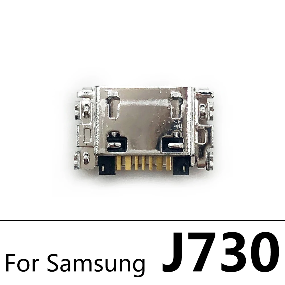 50Pcs，Compatible For Samsung J5 J7 J330 J530 J730 J1 J100 J500 Micro Mini USB jack socket connector charger Charging Port