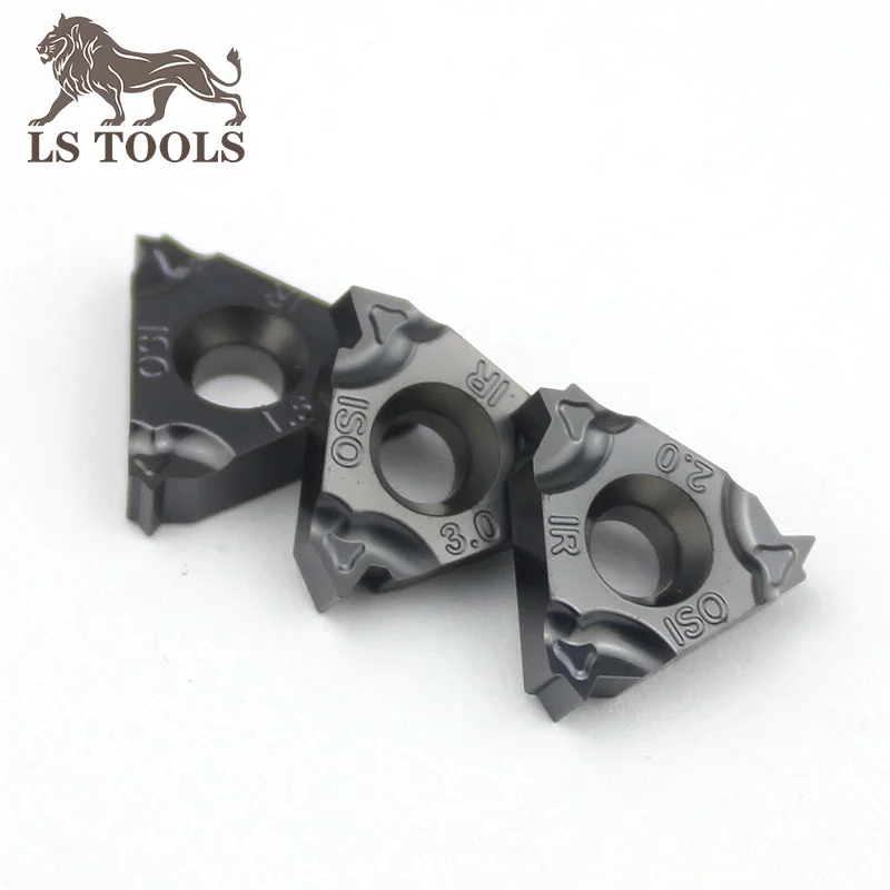 

LS TOOLS Die pressing Carbide Thread Inserts Blade ISO lathe Turning Tools for Stainless Steel pitch 1mm 1.25mm 1.5mm 1.75mm 2mm