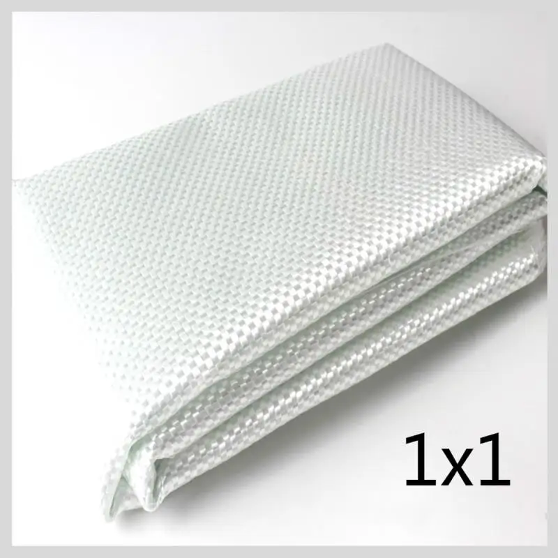 1pcs Glass fiber Tear Resistant Woven Fiberglass Fabric Cut-resistant Reinforce Cloth 1m*1m