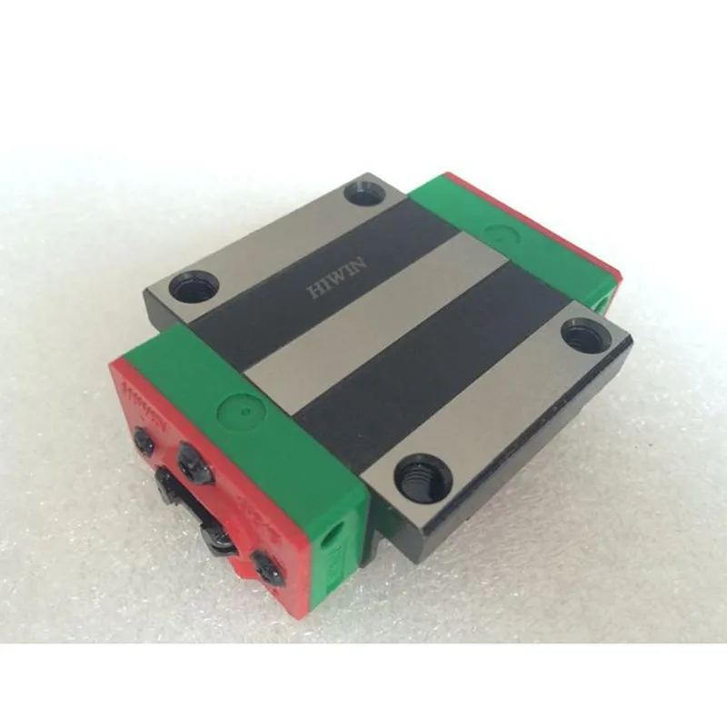 2pcs 100%  HIWIN linear guide rail HGR15 350 400 450 500 550 600 mm with 4pcs of linear block carriage HGH15CA  / HGW15CA CNC parts