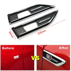 Car Accessories For Chevrolet Chevy Cruze Aveo Sail ABS Chrome trim Signal Lamp cover Light Side Emblem decoration trim Sport