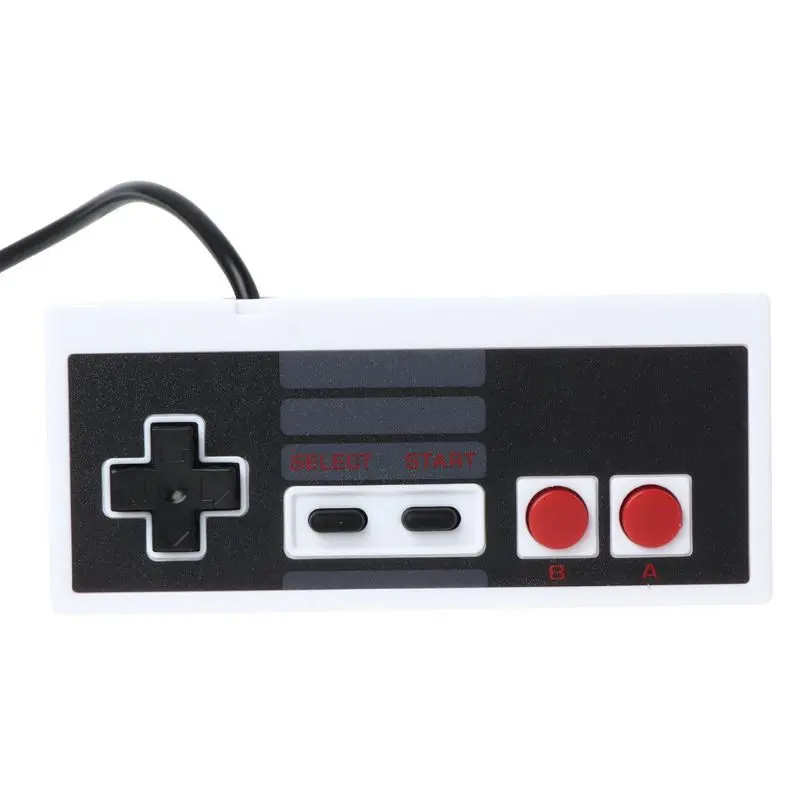 

USB Gaming Controller Plug-Play Plastic Black+Gray for NES PC New