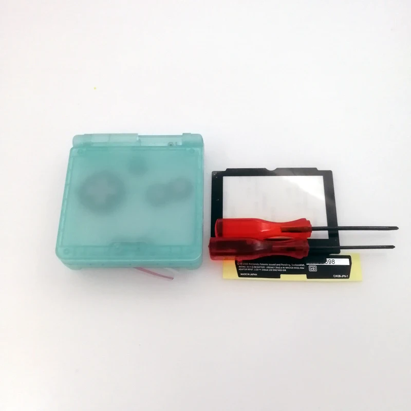 ใหม่สี GITD เรืองแสงใน Dark สีเขียวใสสําหรับ Nintendo GameBoy Advance SP Shell สําหรับ GBA SP คอนโซลฝาครอบกรณี