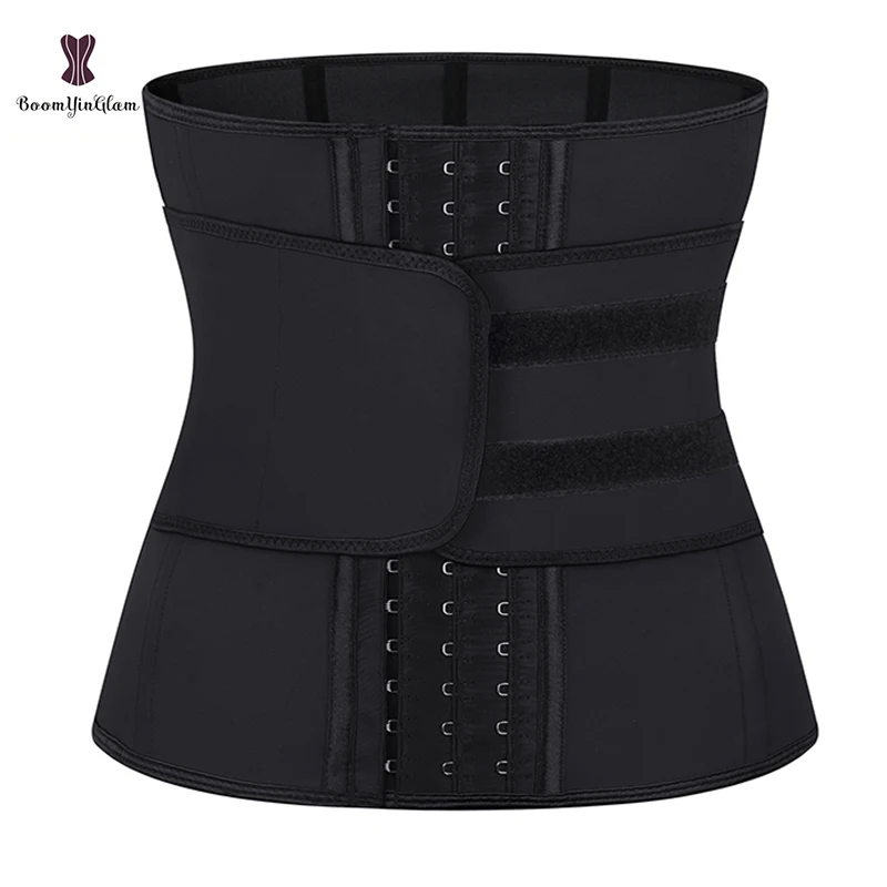 

2020 Newest Product Women Waist Shapers Latex Cincher Waist Trainer Sheathe Corset 9 Steel Boned Sport Girdle Slimming Belt