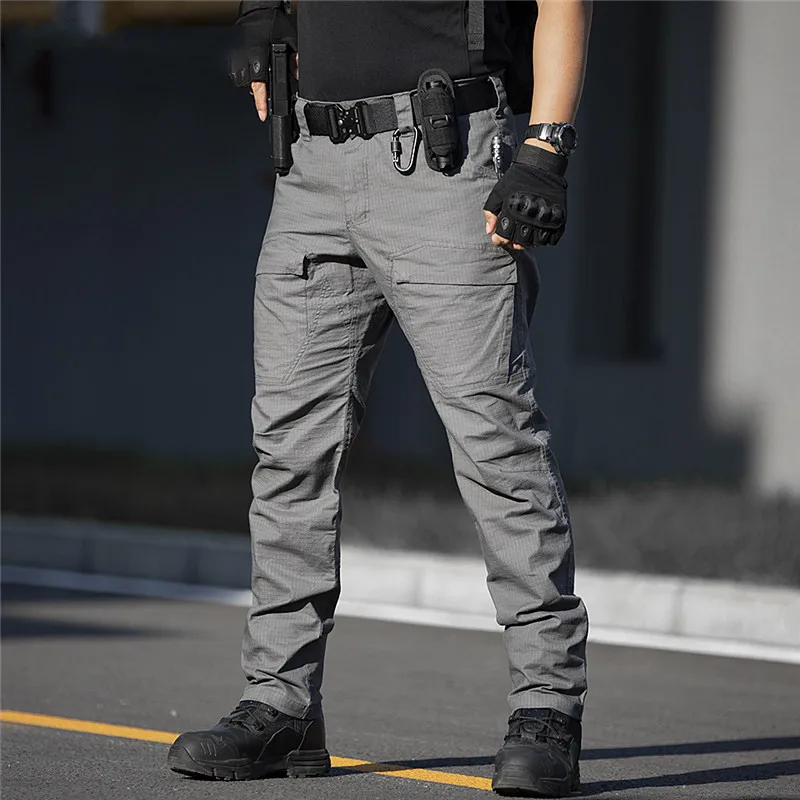 Men's Jogger Tactical Pants Camouflage Military Cargo Sweatpants Loose Camo Casual Long Trousers Joggers Pantalones Tacticos