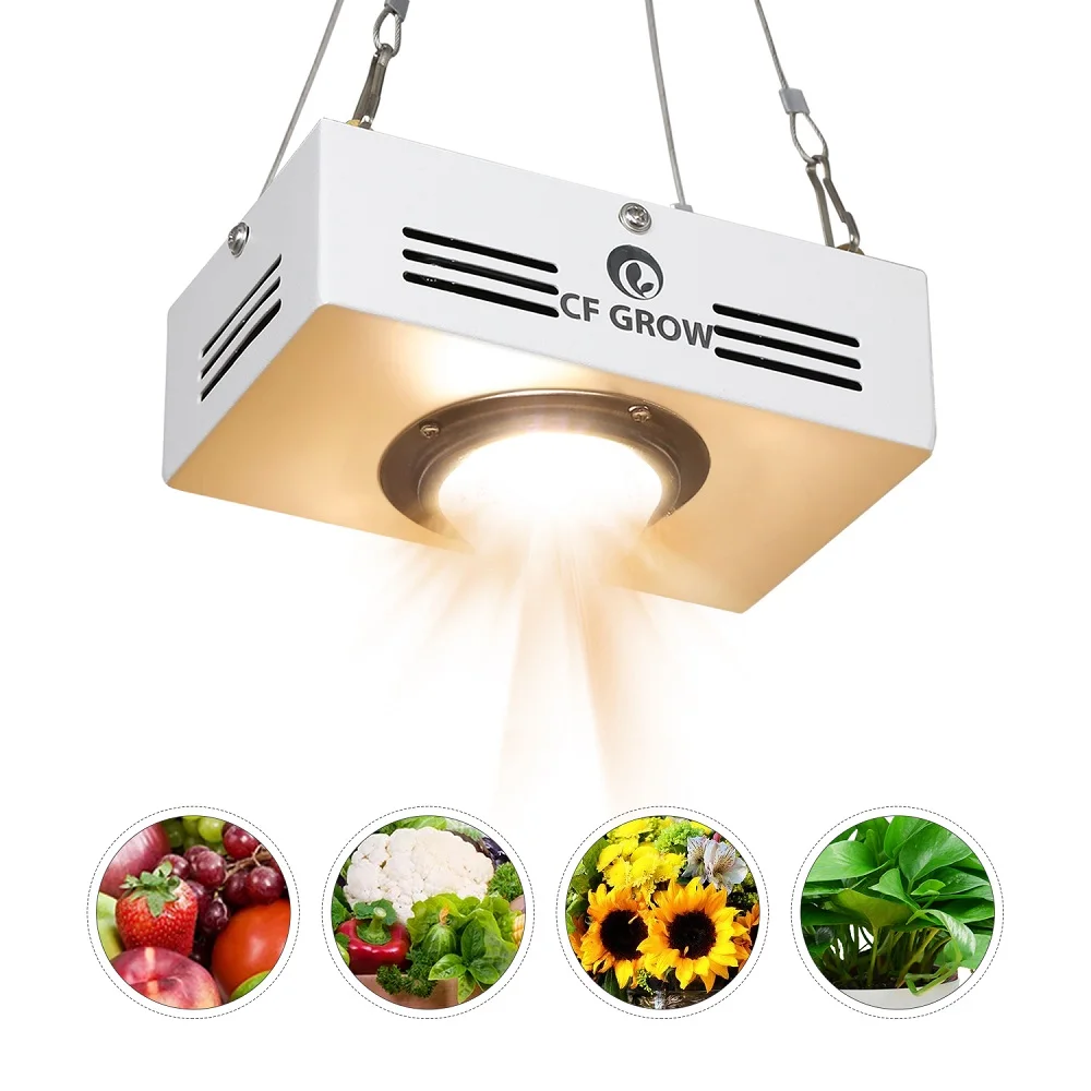 COB LED Grow Light Full Spectrum 150W 3500K for Indoor Hydroponic Greenhouse Plant Stage Growth Lighting Replace UFO Grow Lamp