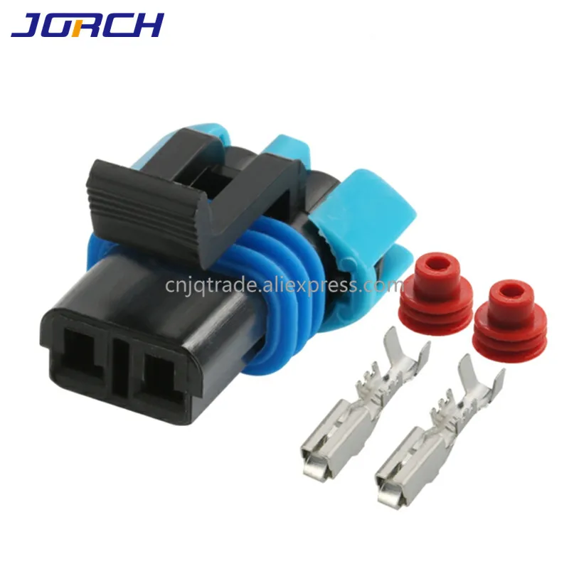 5sets 2pin15300027 15300002 Female Male GM 2 Pin Weather Pack Waterproof Sensor Fan Electronic Connector Auto Wire Connector