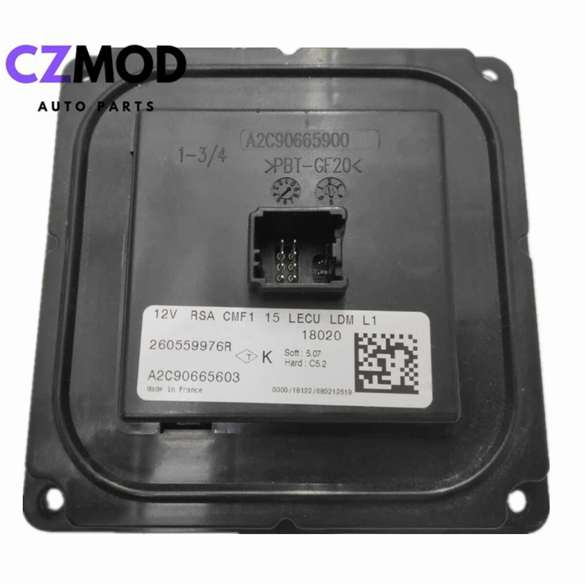 

CZMOD Original 260559976R LED Headlight Control Computer Module A2C90665603 A2C90665900 For Renault Captur Car Accessories