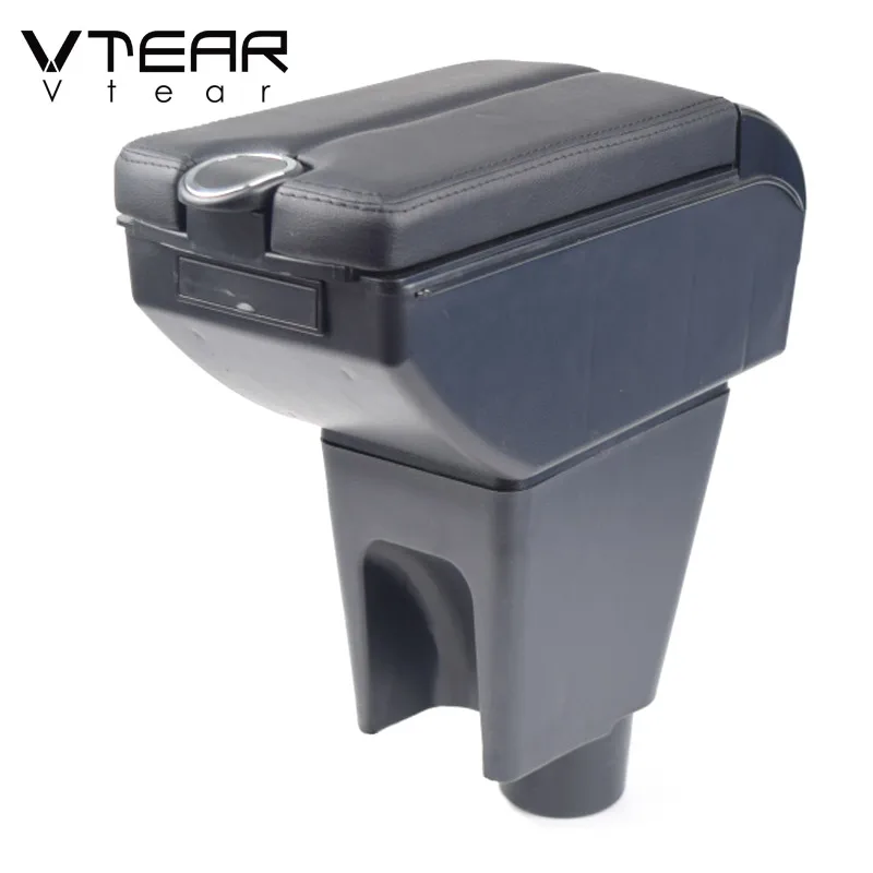 

Vtear Car Armrest Interior Center Console Storage Box Arm Rest Car-Styling Decoration Accessories Parts For Chevrolet Spark 2013