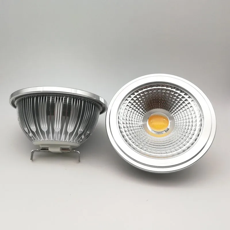 ROSTSTAR-bombilla LED COB de aluminio para el hogar, foco de Base G53 y GU10, AR111, 15W, DC12V, AC110-240V, AR111