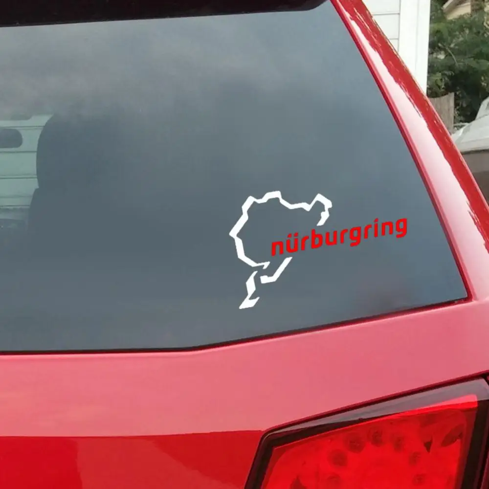 Nurburgring Car Auto Trunk Body Bumper Window Decoration Styling Decals Sticker For BMW Benz/ /Toyota/Hyundai