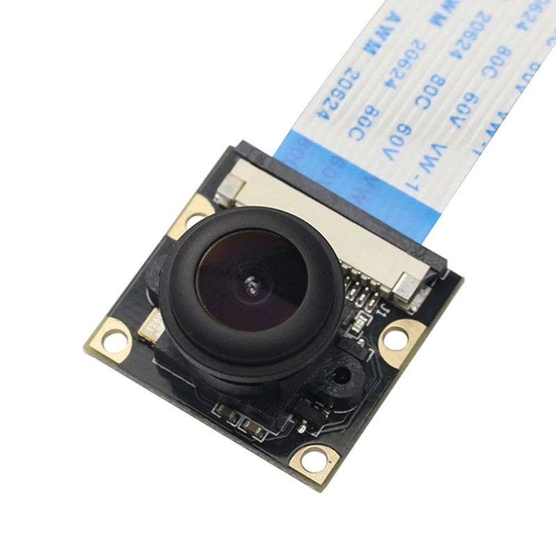 5MP 130 Graden Fisheye Lens 1080P Groothoek Night Focal Passen Camera Voor Raspberry Pi 4/Pi 4B/3B +/3B H052
