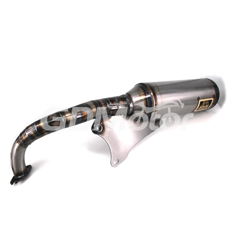 V8 Modified Racing Full Exhaust System For Yamaha JOG2 JOG90 JOG50 JOG 2T EX Poche Scooter Silencer