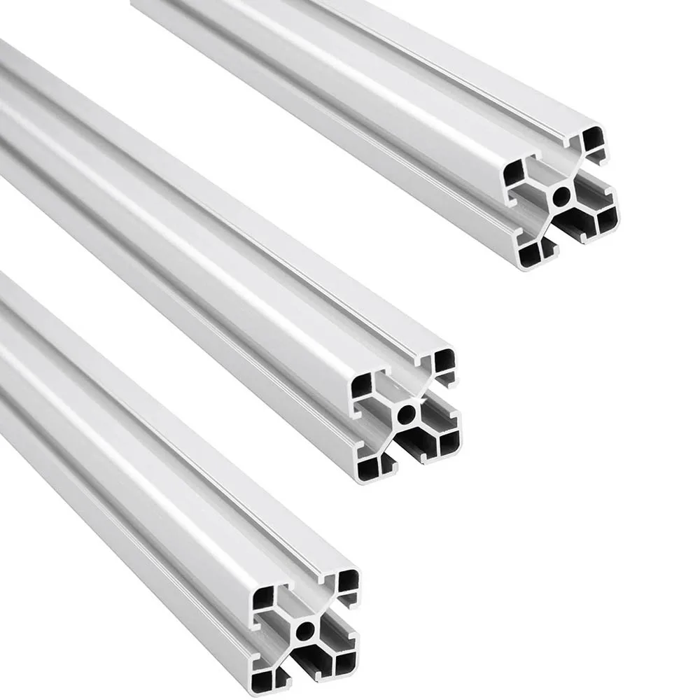 2PC 4040 Aluminum Profile European Standard Anodized Extrusion 100 300 600 800 2000mm Length Linear Rail For CNC 3D Printer