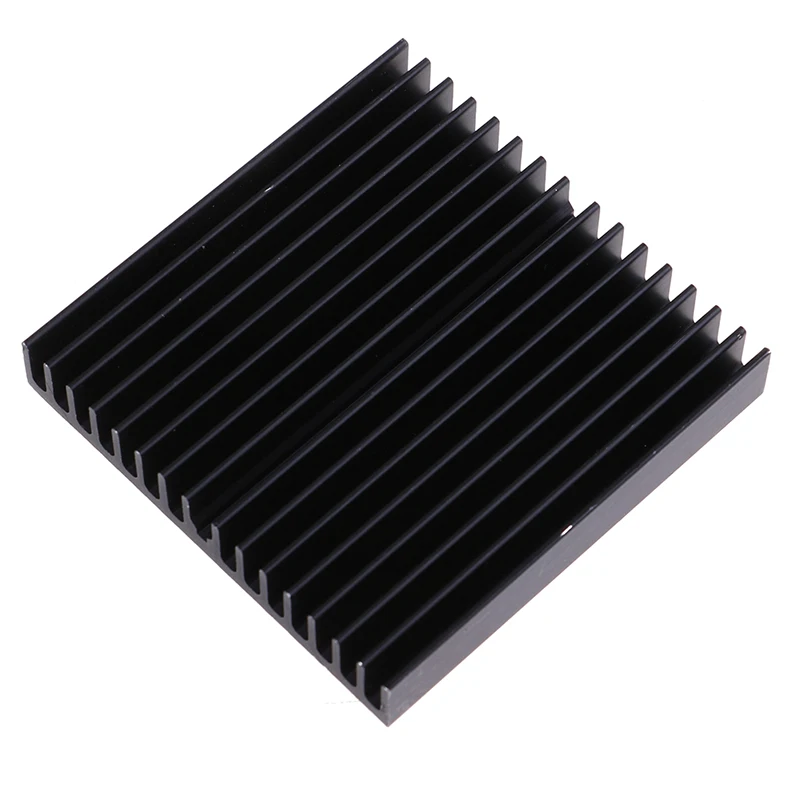 1pcs 60*60*10mm Black Aluminum Radiator Motherboard Chip Heatsink