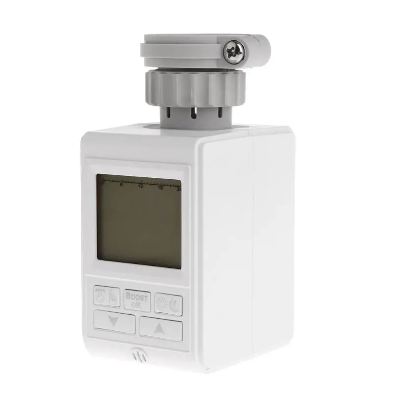 Programmable Thermostat Timer TRV Radiator Valve Actuator Temperature Controller 