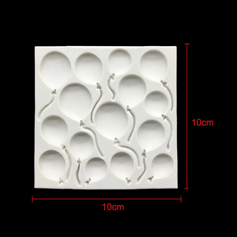 Small Balloons Shape 100% Platinum Silicone Sugarcraft Mould, Fondant Cake Decorating Tools