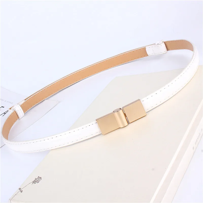 ladies adjustable leather belts for women korean black thin skinny dress Jeans fashion waist belt ceinture femme female straps