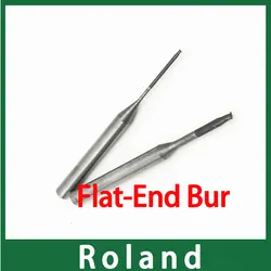 Roland Milling Bur Flat-end Shape for Zirconia Implant 1.0mm, 2.0mm