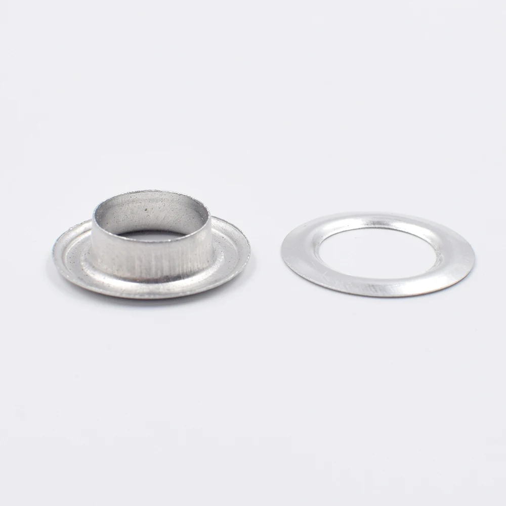 200 sets metal eyelets aluminum wih washers 12mm hollow rivets bulk clothing DIY sewing accessories