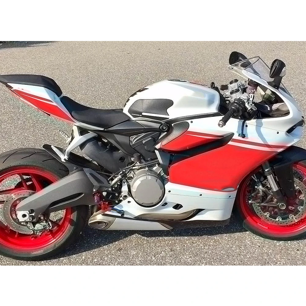 DUCATI PANIGALE 899 오토바이 미끄럼 방지 사이드 연료 탱크 스티커 방수 패드, 959 1199 1299 2019 2018 2017 2016 2015