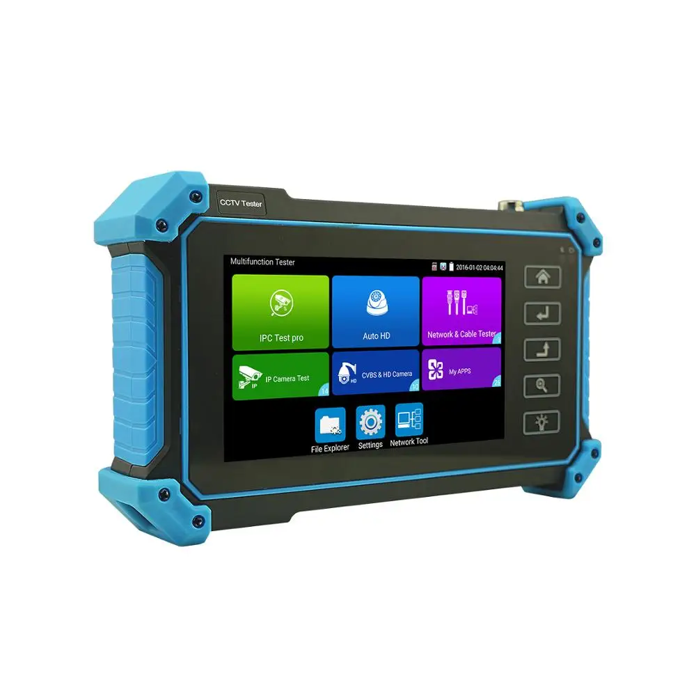 WANGLU 5.4 inch IPC-5200 Plus Full 8MP IP CVI TVI AHD SDI Analog  6 IN 1 VGA & 4K HD input IP Camera Tester