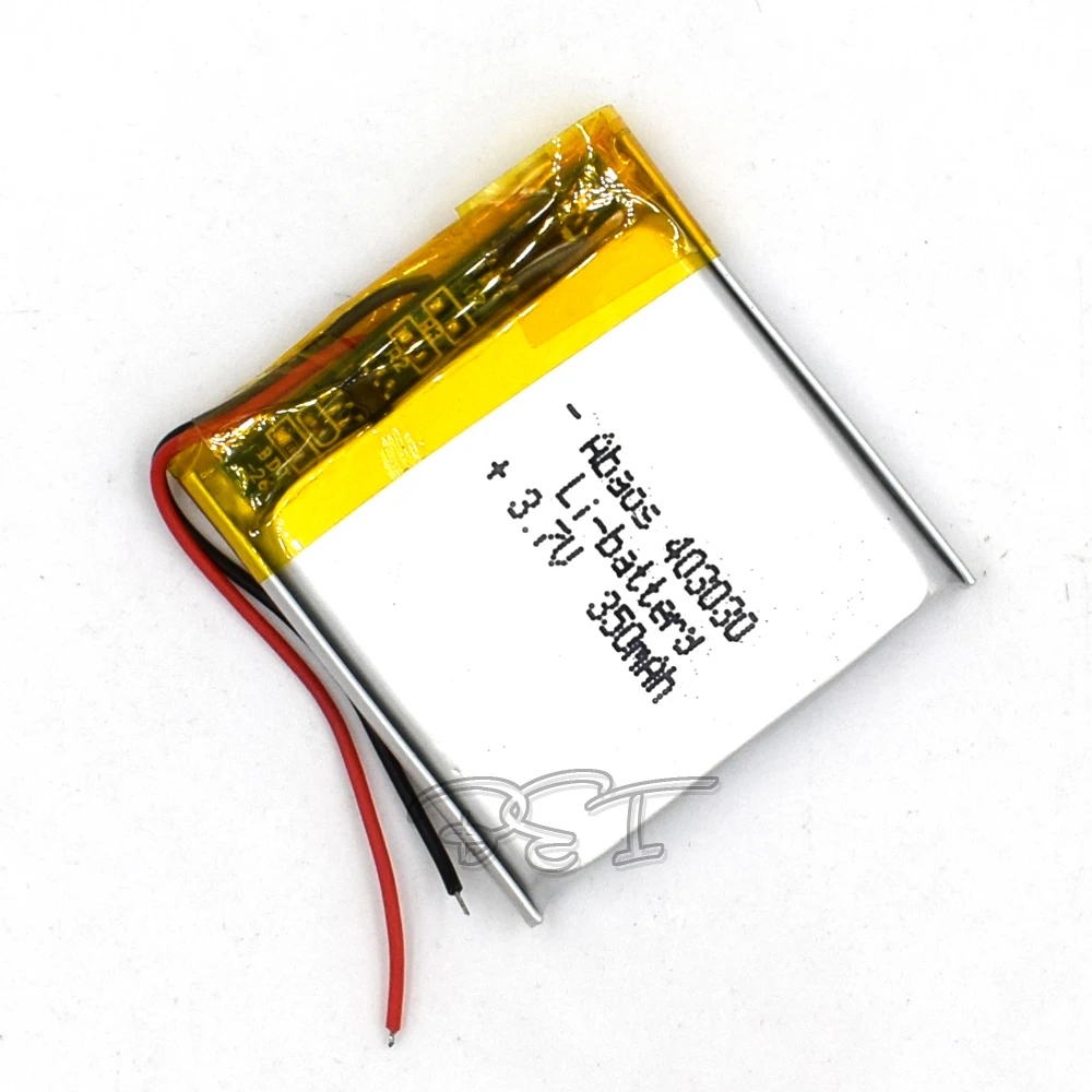 

5Pcs 3.7V Lithium Battery Li-polymer Rechargeable Cell Li-ion Polymer 403030 350mAh For PSP Navi GPS MP3 MP4 Speaker Camera