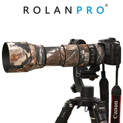 Rolanproレンズカモフラージュコートレインカバーforsigma 150-600 F5-6.3 dg os hsmコンテンポラリー (afバージョン) レンズ保護スリーブ